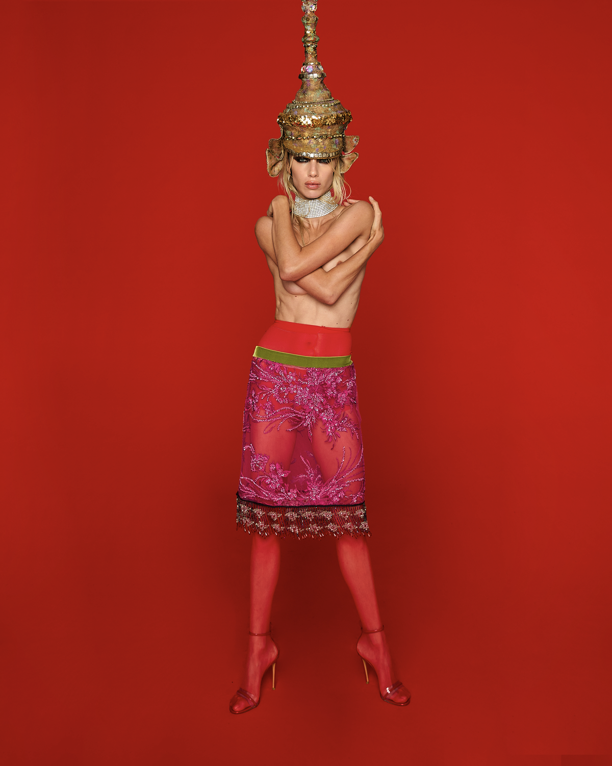 "Jaiss" pencil skirt